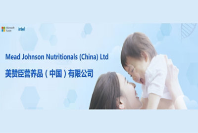 happy woman and baby boy