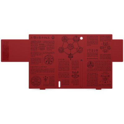 Uitgevouwen weergave binnenkant Xbox Series X-wrap – DOOM: The Dark Ages