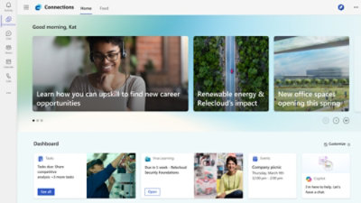 Connections: Learn to upskill for new careers, explore renewable energy, and discover new office spaces