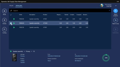 The software interface displaying the device settings, highlighting various configuration options available for user adjustment.