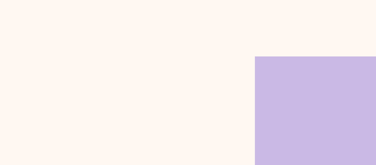 Image d’un carré violet et blanc.