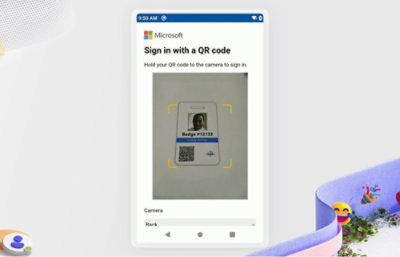 A screenshot of a mobile device showing a sign in prompt