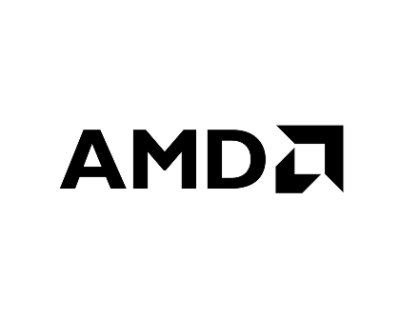 AMD Logo in back with white background