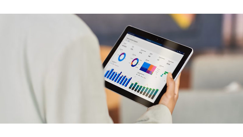 Microsoft tablets and computers.