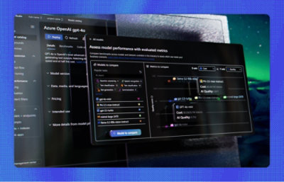 A computer screen displaying Azure OpenAI gpt tab.