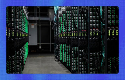A Picture of a Data center.