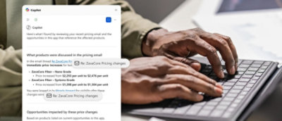 Copilot email insights panel