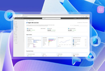 Admin Center screenshot showing Agent 365 Overview