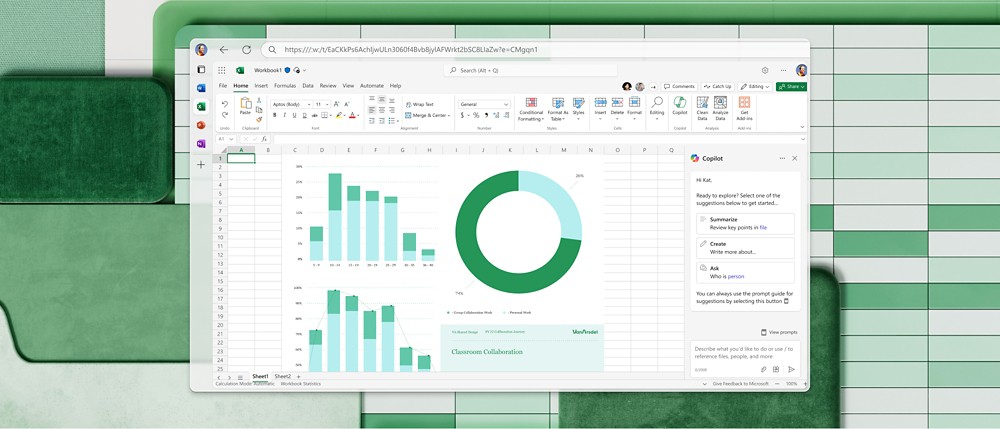Excel for the webの公式画面