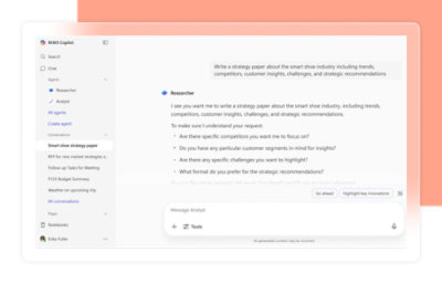 A screenshot of a computer displaying the Microsoft Copilot dashboard with numerical information and text.