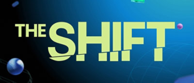 Blue color the Shift text image.