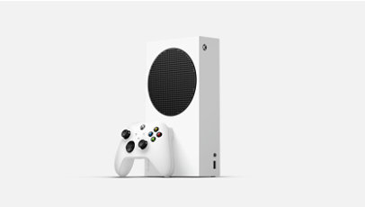 Front angle of the Xbox Series S – 1TB (White)