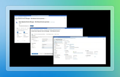 Azure Operator Service Manager setup screens