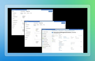 Gateway rollout and service management pages