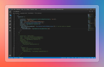 A screenshot of a computer screen displaying code editor.