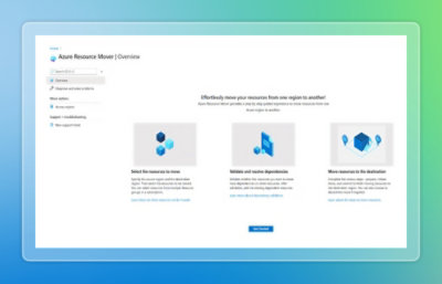 Azure Resource Mover overview page