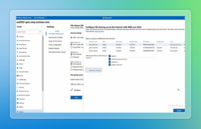 A computer monitor displaying a screenshot of another computer screen.