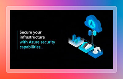 A cloud computing diagram with text overlay on a black background.
