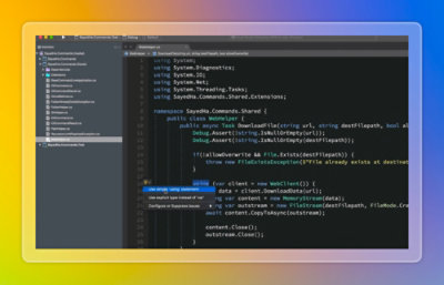 Code editor window with debugging tools open, highlighting variables and function execution.