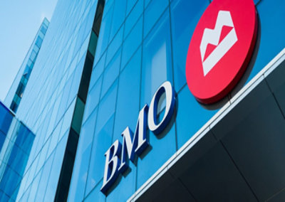 Een close-up van een BMO-gebouw
