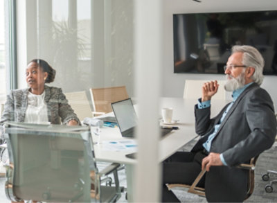 Office meeting discussion