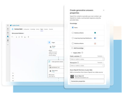 Build your own custom copilot about get account balance