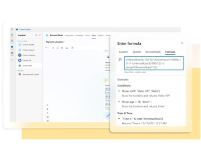 Build your own custom copilot about payment calculator