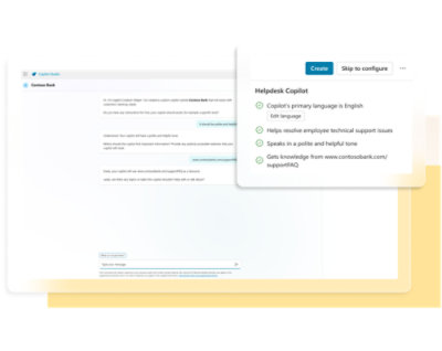 Build your own custom copilot about contoso bank