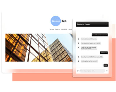 Build your own custom copilot about contoso bank customer helper