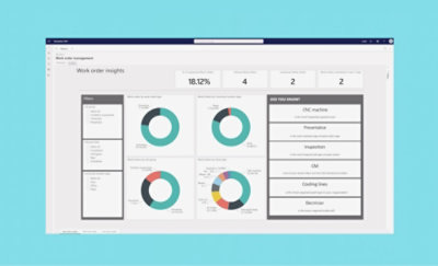 显示 CNC 机器状态、维护类型和电工任务的工单见解