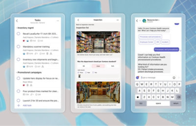 Несколько смартфонов с голосовым приложением.