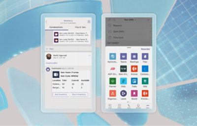 Три iPhone с видимым экраном.