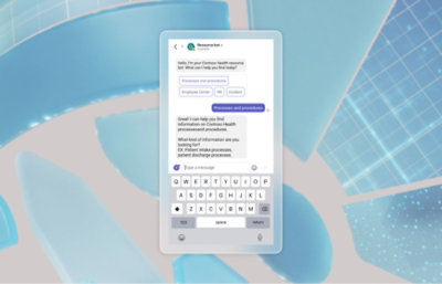 Снимок экрана телефона с чат-ботом, созданным для удобного взаимодействия с пользователями.