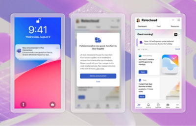 Снимок экрана телефона, на котором отображаются уведомления от Relecloud и время 9:41.