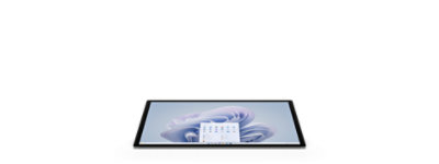 Vista di Surface Studio 2+ in posizione piatta su una superficie
