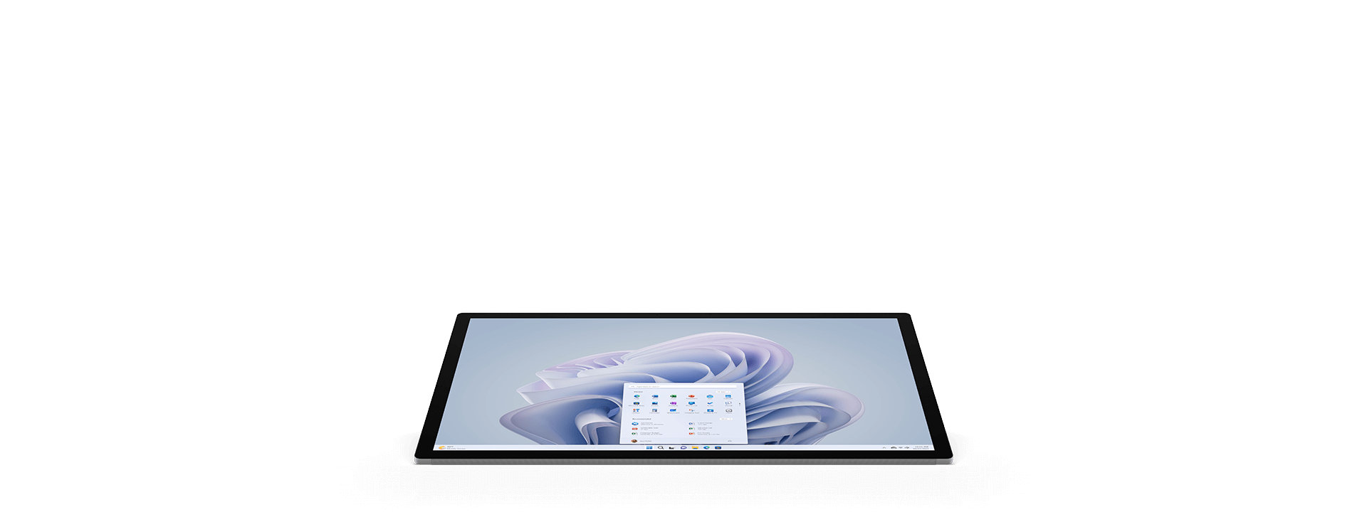 Surface Studio 2+ lagt flad på en overflade