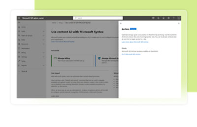  microsoft edge browser window showing an open tab with a settings menu titled "use content" on the left 