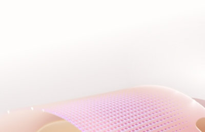 A bunch of colorful shapes are arranged on a white background.