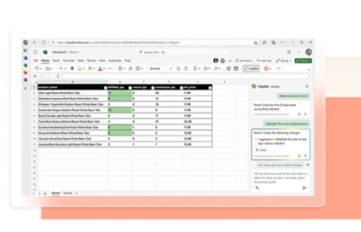 A screenshot of a spreadsheet in microsoft excel.