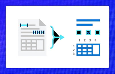 A blue and white calculator displaying the numbers 1234 on its screen.