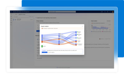 Visual of Microsoft 365, highlighting its features for cloud collaboration and team communication.
