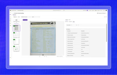 A screenshot of a Microsoft Foundry app playground page.