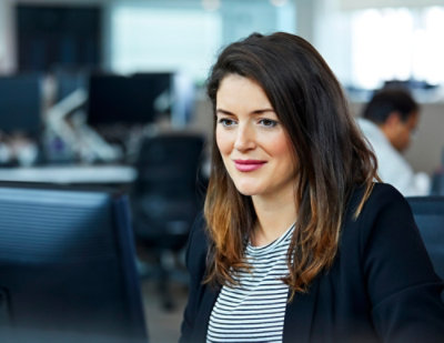 women sitting at workplace.