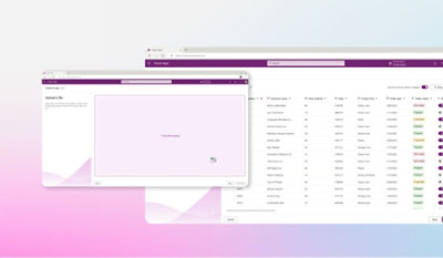 Ένα παράθυρο που εμφανίζει δεδομένα σε προβολή λίστας.