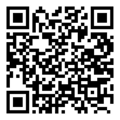 白色背景上的黑色和白色 QR 代碼。