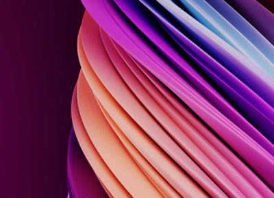 A close-up of a colorful swirl.