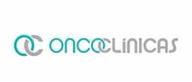 A blue and grey company logo with the text OnC@LiNICAS.