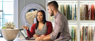 women's are working on a laptop