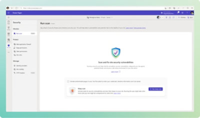 Comprehensive security features to monitor, protect, and manage sites.