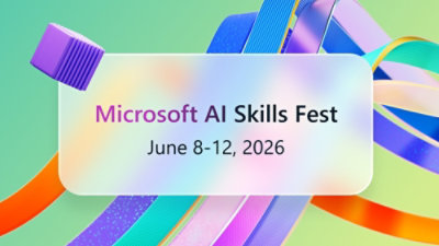 A poster of Microsoft AI Skill Fest